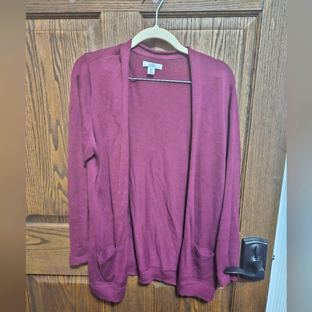 Cranberry Knit Cardigan